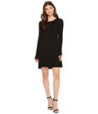 Michael Stars - Jasper Poor Boy Rib Crew Neck Long Sleeve Dress
