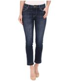 Kut From The Kloth - Reese Ankle Straight Leg Jeans In Rely W/ Dark Stone Base Wash