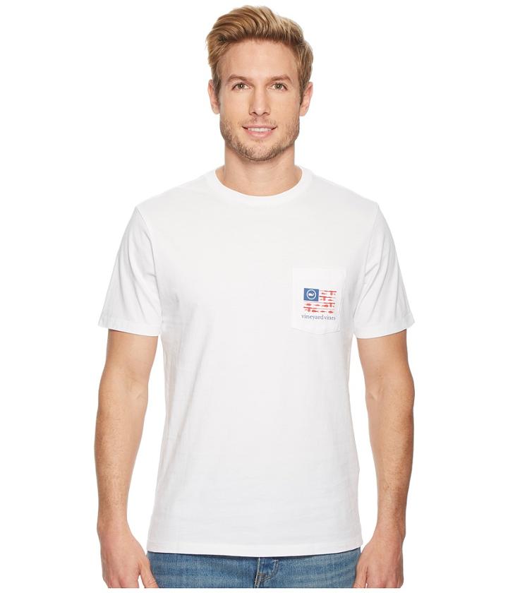 Vineyard Vines - Short Sleeve Flag Reel Pocket Tee