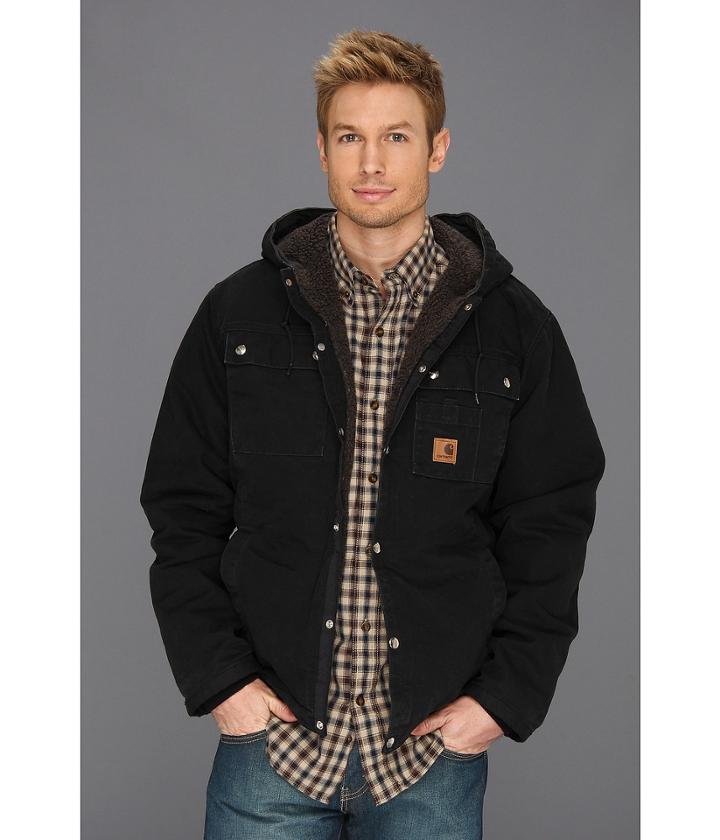 Carhartt - Big Tall Sandstone Hooded Multi Pocket Jacket