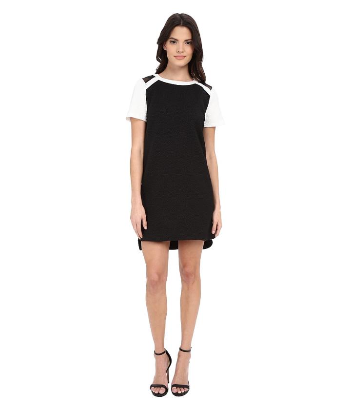 Kensie - Textured Dot Dress Ksdk7820