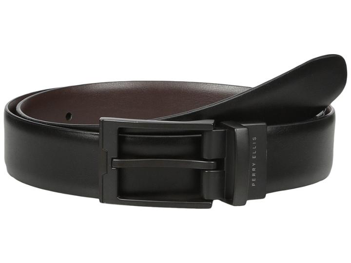Perry Ellis Portfolio - Buckle Reversible Dress Belt