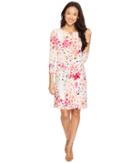 Calvin Klein - 3/4 Print Dress With U Hardware