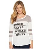 Rock And Roll Cowgirl - 3/4 Sleeve Tee 48t5552