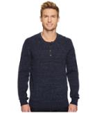 Agave Denim - Hollow Long Sleeve Henley 9gg Heather
