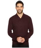 Perry Ellis - Cable Shawl Pullover Sweater