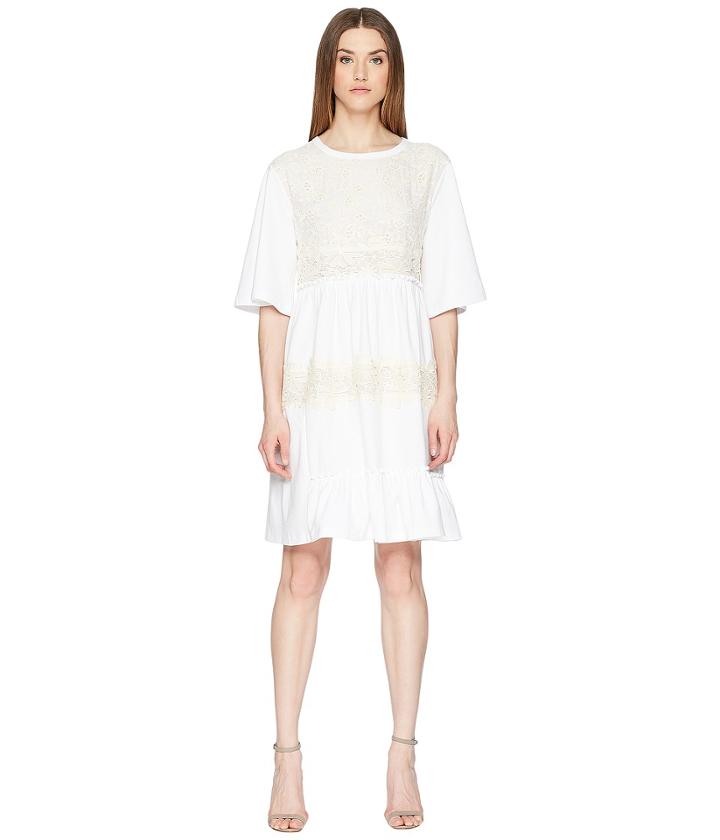 See By Chloe - T-shirt Dress With Lace