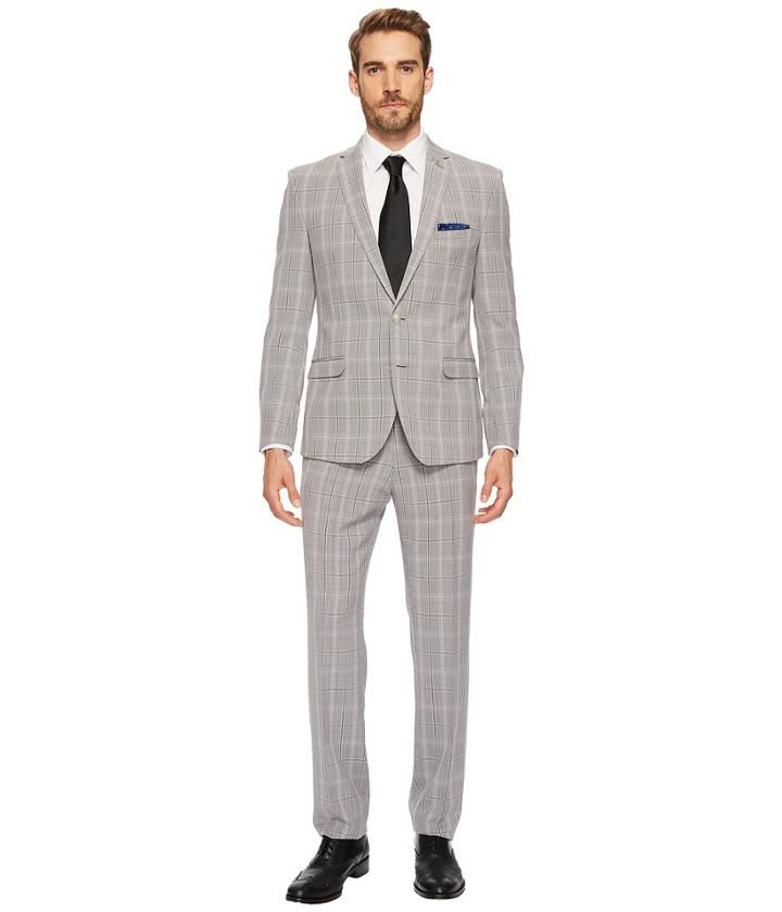 Nick Graham - Black White Plaid Suit