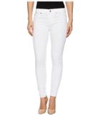 7 For All Mankind - Ankle Skinny W/ Faux Pockets In Clean White