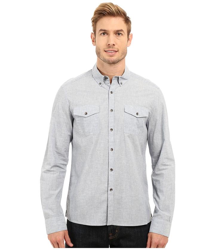 Kenneth Cole Sportswear - Long Sleeve Two-pocket Space Dye