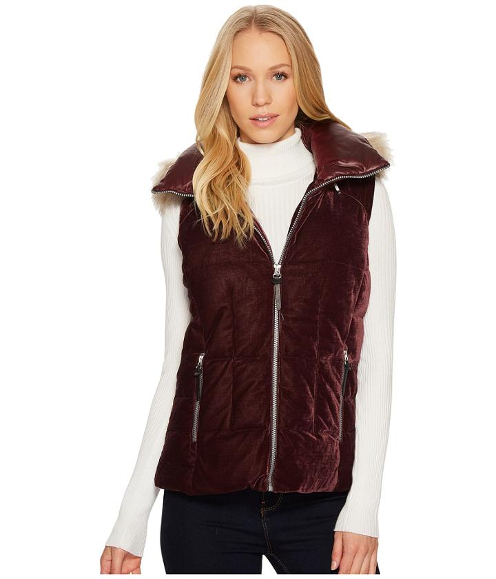 Marc New York By Andrew Marc - Val 24 Velvet Down Vest