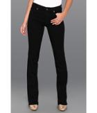 7 For All Mankind - The Skinny Bootcut W/ Squiggle Second Skin Slim Illusion Black