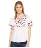 Lucky Brand - Hannah Embroidered Top