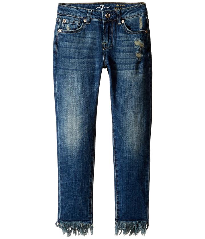 7 For All Mankind Kids - The Ankle Skinny Jeans In Crete Island