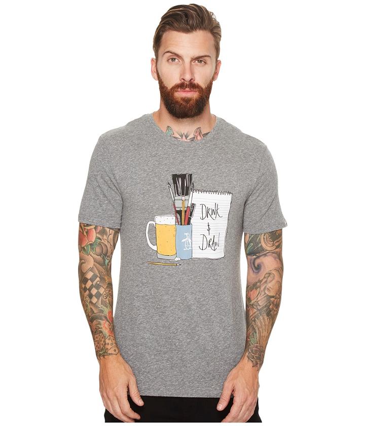 Original Penguin - Short Sleeve Drink And Draw Tee