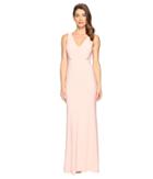 Adrianna Papell - Jersey Sleevless Gown W/ Cutouts