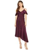 Donna Morgan - Cold Shoulder Spaghetti Strap Shimmer Slip Dress