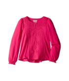 Lucky Brand Kids - Long Sleeve Blouse With Embroidery