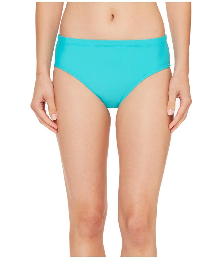 Athena - Cabana Solids Landa Mid Waist Bikini Bottom