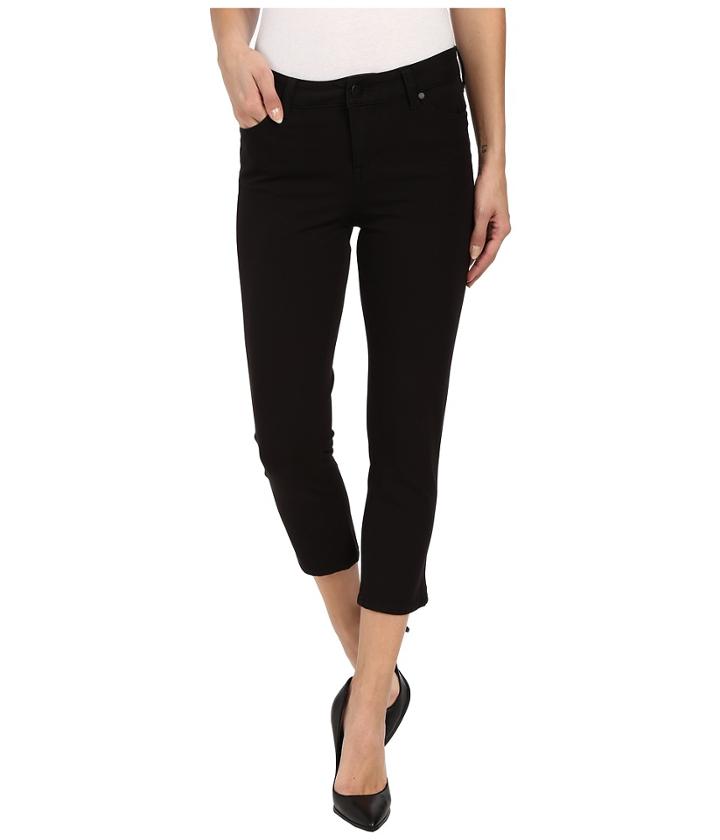 Liverpool - Milly Hugger Contour 4-way Stretch Capri Jeans In Black