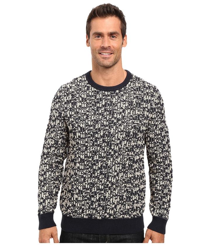 Nautica - 3 Gauge Jacquard Crew Sweater