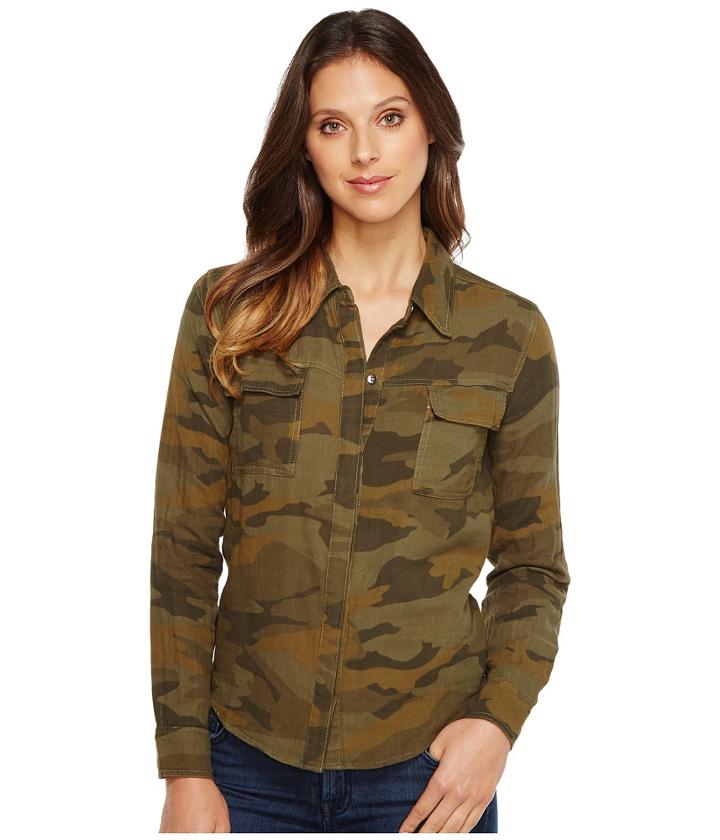 Splendid - Camo Print Double Cloth Shirt