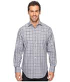 Thomas Dean &amp; Co. - Long Sleeve Glen With Fil Coupe Sport Shirt