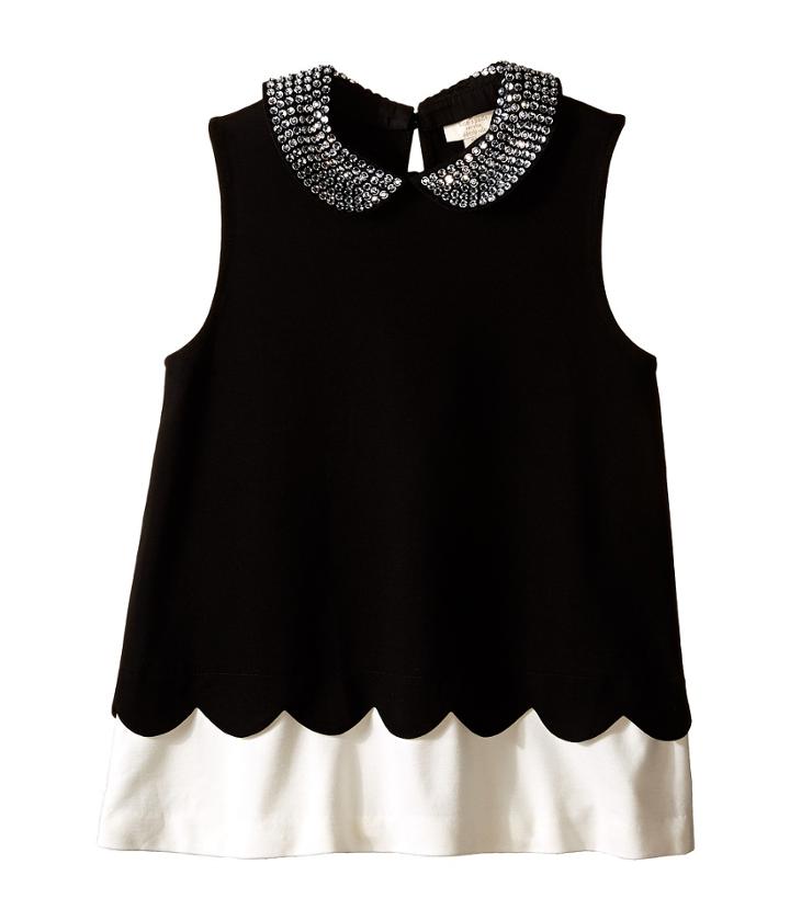 Kate Spade New York - Embellished Peter Pan Collar Top