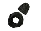 San Diego Hat Company Knh3334 Lurex Knit Infinity Scarf Beanie Set