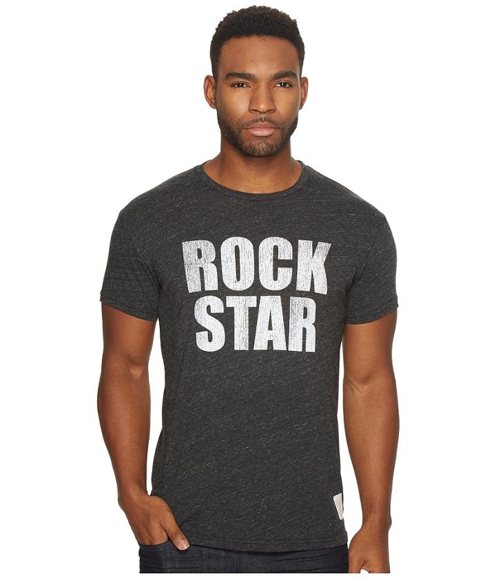 The Original Retro Brand - Short Sleeve Tri-blend Rock Star Tee