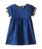 Burberry - Pique Dress With Turn Back Sleeves
