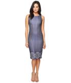 Jessica Simpson - Deco Border Bonded Lace Dress