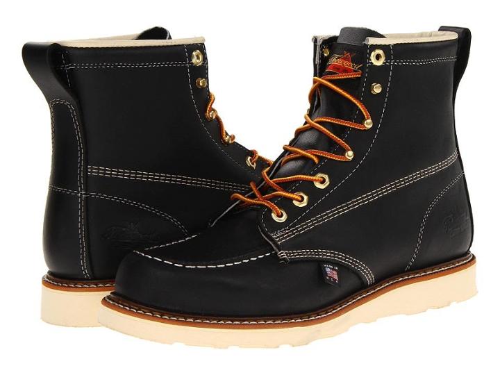 Thorogood 6 Black Moc Toe