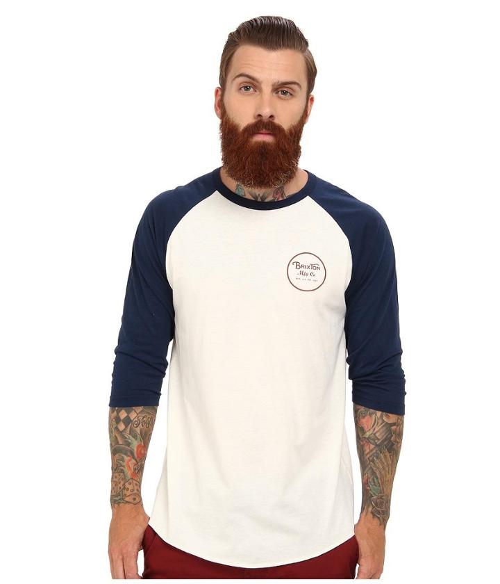 Brixton Wheeler 3/4 Sleeve Tee