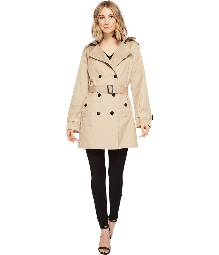 Michael Michael Kors - Classic Double Breasted Trench W/ Hood M722081r74