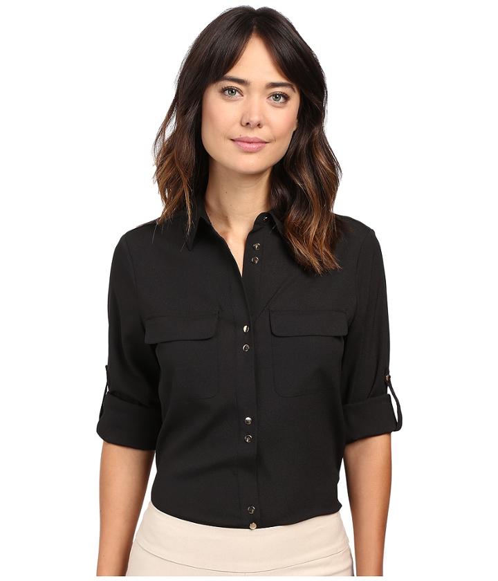 Ivanka Trump - Double Button Blouse
