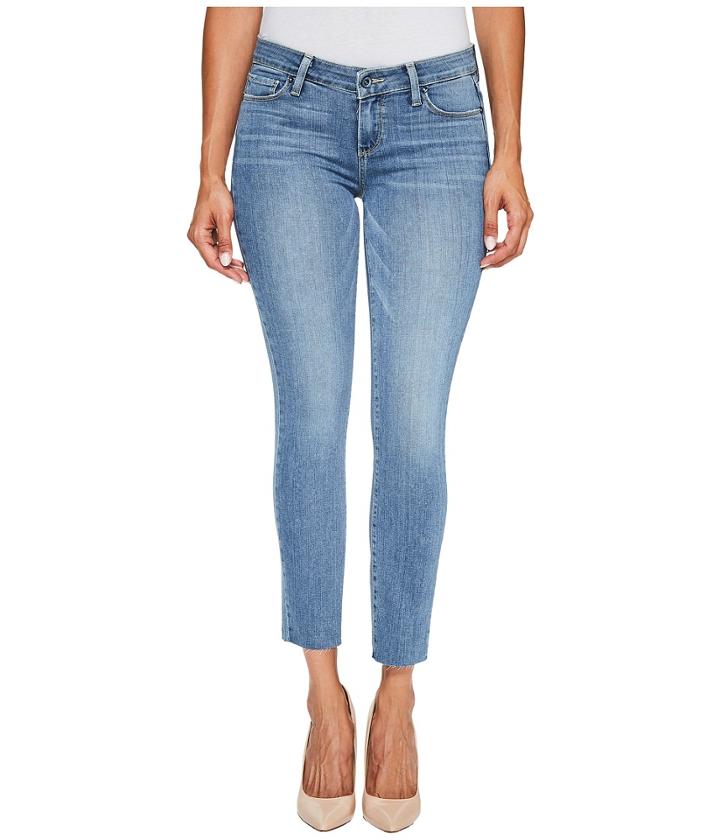 Paige - Verdugo Crop W/ Raw Hem In Melody