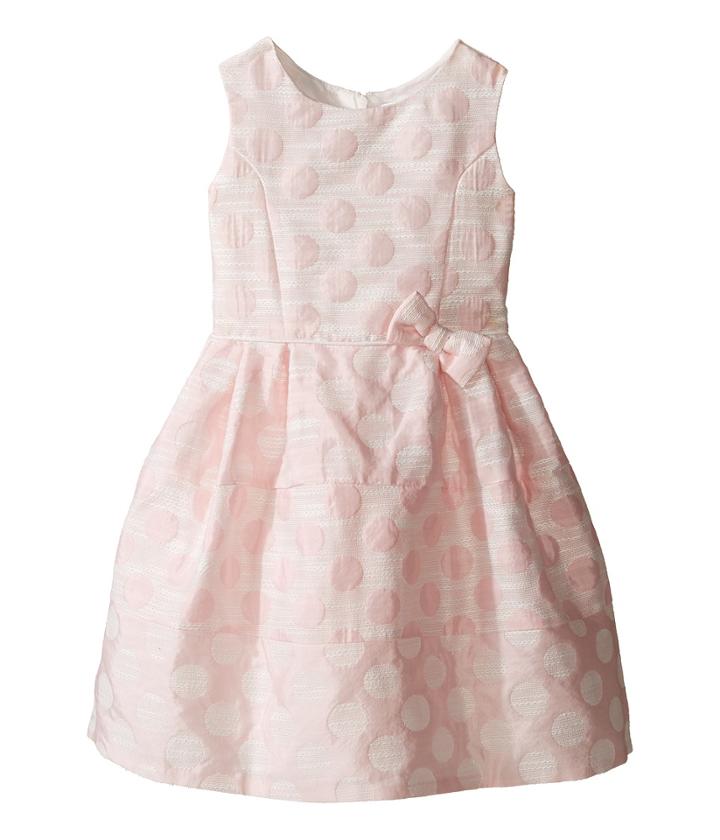 Us Angels - Sleeveless Empire Poly Jacquard With A Full Skirt Dress