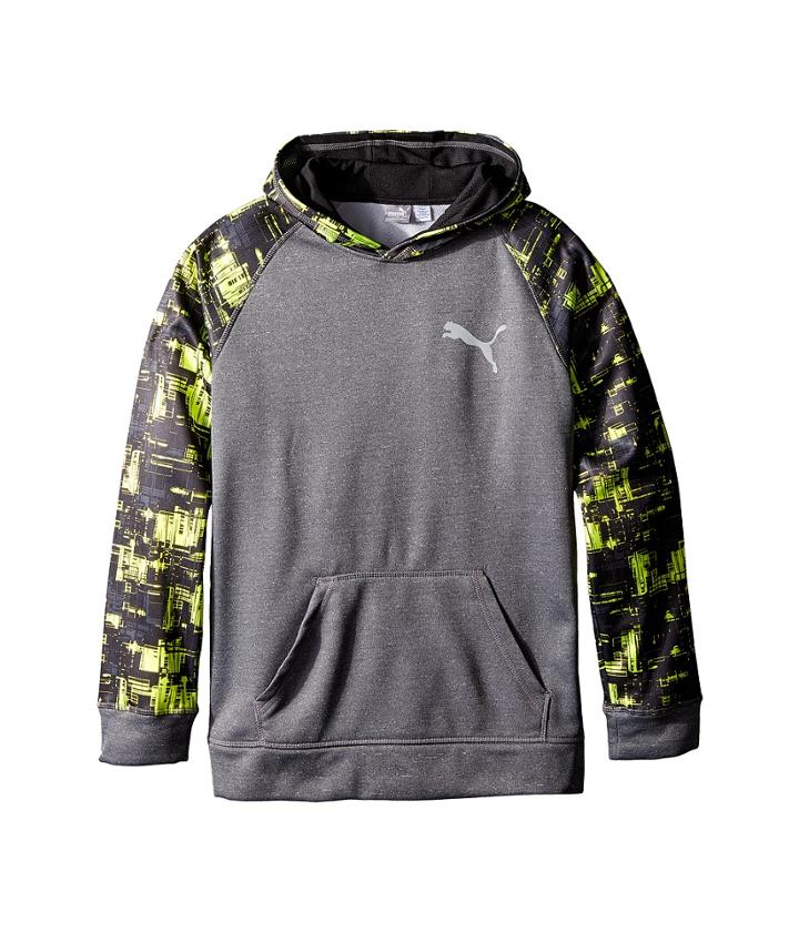 Puma Kids - Camo Print Color Block Hoodie