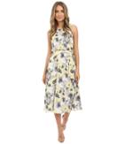 Christin Michaels - Turin Midi Dress W/ Belt Tie
