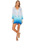La Blanca - Last Night In Morocco Embellished V-neck Tunic Cover-up