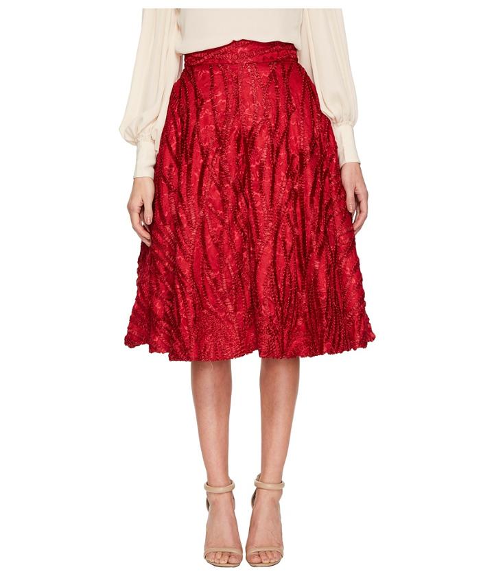 Unique Vintage - High Waist Greenwich Swing Skirt