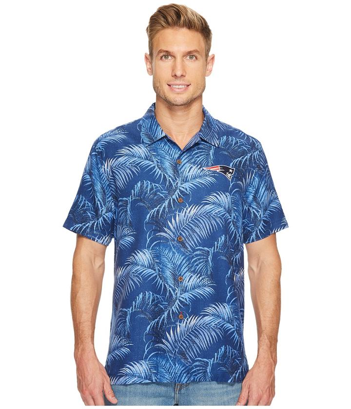 Tommy Bahama - New England Patriots Nfl Fez Rounds Shirt