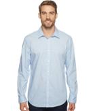 Calvin Klein - Slim Fit Long Sleeve Infinite Cool Button Down Check Shirt