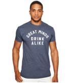 The Original Retro Brand - Great Minds Drink Alike Heathered Short Sleeve T-shirt