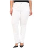 Nydj Plus Size - Plus Size Marilyn Straight In Optic White