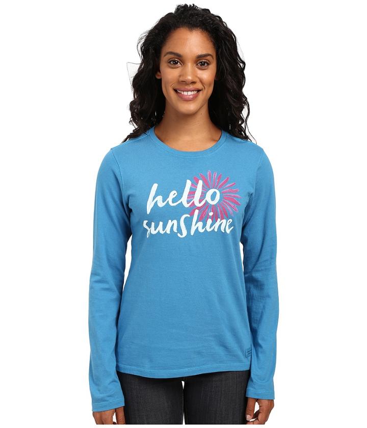Life Is Good - Hello Sunshine Daisy Long Sleeve Crusher Tee