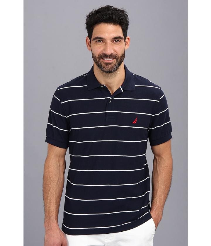 Nautica - New Stripe S/s Polo Shirt