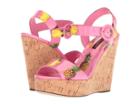 Dolce &amp; Gabbana - Patent Pineapple Print Cork Wedge 90mm