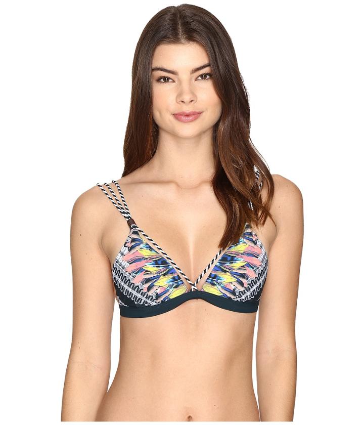 Red Carter - Feather Warrior French Triangle Bra Top